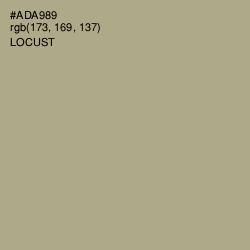 #ADA989 - Locust Color Image