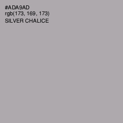 #ADA9AD - Silver Chalice Color Image