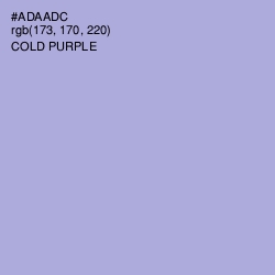 #ADAADC - Cold Purple Color Image