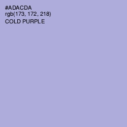 #ADACDA - Cold Purple Color Image