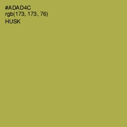 #ADAD4C - Husk Color Image