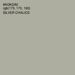 #ADADA0 - Silver Chalice Color Image