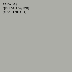 #ADADA8 - Silver Chalice Color Image