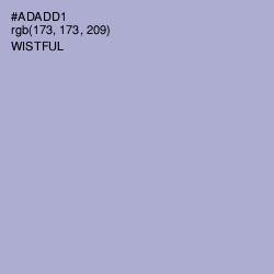 #ADADD1 - Wistful Color Image