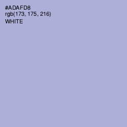 #ADAFD8 - Wistful Color Image