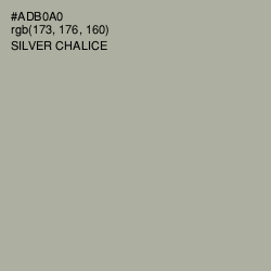#ADB0A0 - Silver Chalice Color Image