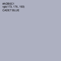 #ADB0C1 - Cadet Blue Color Image