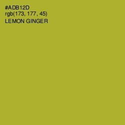 #ADB12D - Lemon Ginger Color Image