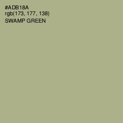 #ADB18A - Swamp Green Color Image