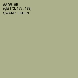 #ADB18B - Swamp Green Color Image