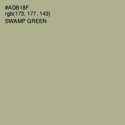 #ADB18F - Swamp Green Color Image