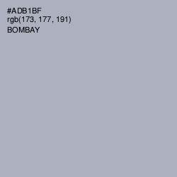 #ADB1BF - Bombay Color Image