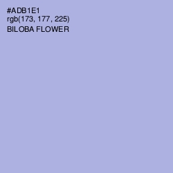 #ADB1E1 - Biloba Flower Color Image