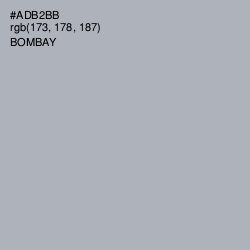 #ADB2BB - Bombay Color Image