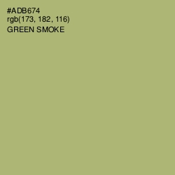 #ADB674 - Green Smoke Color Image