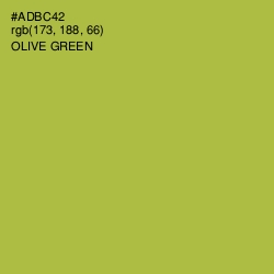 #ADBC42 - Olive Green Color Image