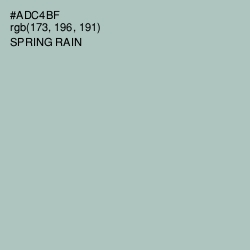 #ADC4BF - Spring Rain Color Image