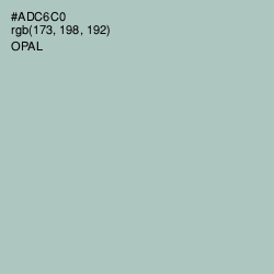 #ADC6C0 - Opal Color Image