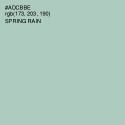 #ADCBBE - Spring Rain Color Image