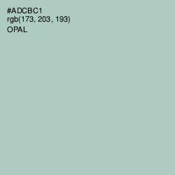#ADCBC1 - Opal Color Image
