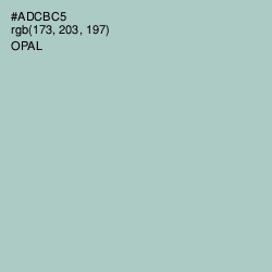 #ADCBC5 - Opal Color Image