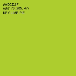 #ADCD2F - Key Lime Pie Color Image