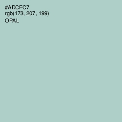 #ADCFC7 - Opal Color Image