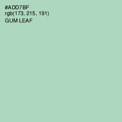 #ADD7BF - Gum Leaf Color Image