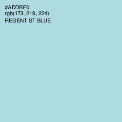 #ADDBE0 - Regent St Blue Color Image