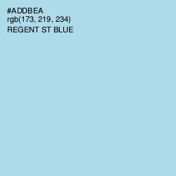 #ADDBEA - Regent St Blue Color Image