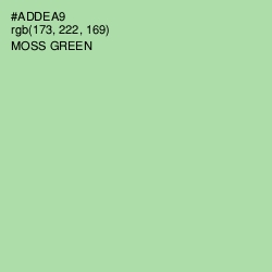 #ADDEA9 - Moss Green Color Image