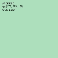 #ADDFBD - Gum Leaf Color Image