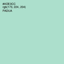 #ADE0CC - Padua Color Image