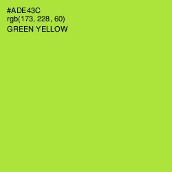 #ADE43C - Green Yellow Color Image