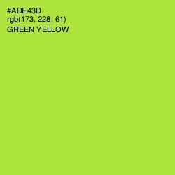 #ADE43D - Green Yellow Color Image