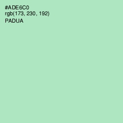 #ADE6C0 - Padua Color Image