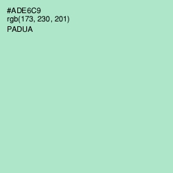 #ADE6C9 - Padua Color Image