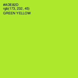 #ADE82D - Green Yellow Color Image