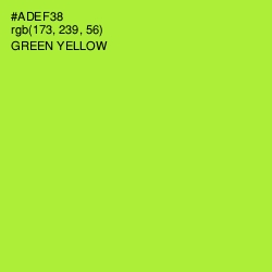 #ADEF38 - Green Yellow Color Image