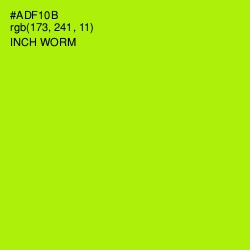 #ADF10B - Inch Worm Color Image