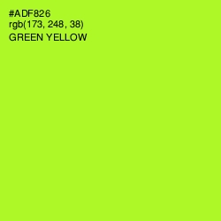 #ADF826 - Green Yellow Color Image