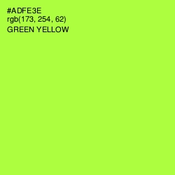 #ADFE3E - Green Yellow Color Image