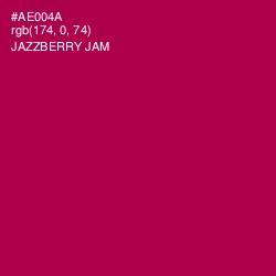 #AE004A - Jazzberry Jam Color Image