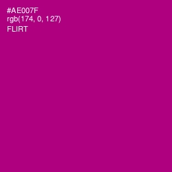 #AE007F - Flirt Color Image