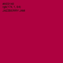 #AE0140 - Jazzberry Jam Color Image