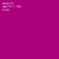 #AE017D - Flirt Color Image