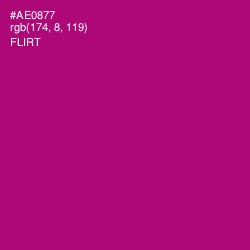 #AE0877 - Flirt Color Image