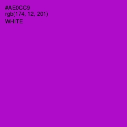 #AE0CC9 - Electric Violet Color Image