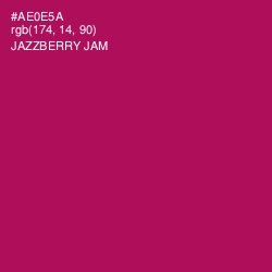 #AE0E5A - Jazzberry Jam Color Image