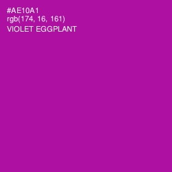 #AE10A1 - Violet Eggplant Color Image